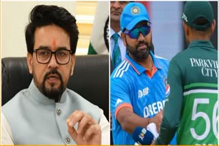 Not Play With Pakistan Until They End Terrorism  Union Minister Anurag Takur  Union Sports Minister Anurag Thakur  India and Pakistan match  ಪಾಕಿಸ್ತಾನ ವಿರುದ್ಧ ಯಾವುದೇ ದ್ವಿಪಕ್ಷೀಯ ಕ್ರಿಕೆಟ್ ಪಂದ್ಯ  ಯಾವುದೇ ದ್ವಿಪಕ್ಷೀಯ ಕ್ರಿಕೆಟ್ ಪಂದ್ಯವನ್ನು ಆಡುವುದಿಲ್ಲ  ಪಾಕ್​ಗೆ ತಕ್ಕ ಉತ್ತರ ನೀಡಿದ ಸಚಿವ ಠಾಕೂರು  ಭಾರತದೊಂದಿಗೆ ದ್ವಿಪಕ್ಷೀಯ ಕ್ರಿಕೆಟ್  ಕ್ರೀಡಾ ಸಚಿವ ಅನುರಾಗ್ ಠಾಕೂರ್  ಪಾಕ್​ಗೆ ಖಡಕ್​ ಆಗಿಯೇ ಉತ್ತರ ನೀಡಿದ ಸಚಿವ ಠಾಕೂರ್​