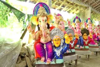 Artists who made Kantara idols with Ganesha