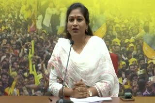 Vangalapudi Anitha made allegations against Minister Roja
