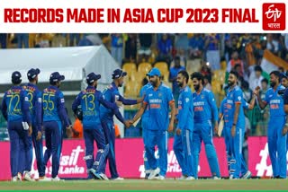 records made in IND vs SL Asia Cup 2023 Final