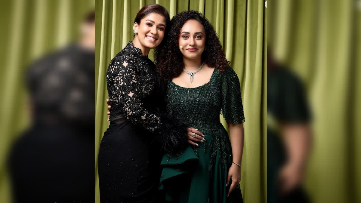 Pearle Maaney Nayanthara photos Pearle Maaney fangirl moment സൈമ അവാര്‍ഡ് നയൻതാര പേളി മാണി ഫോട്ടോ