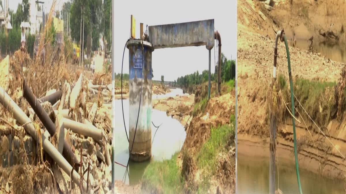 Drinking Water Schemes Damaged