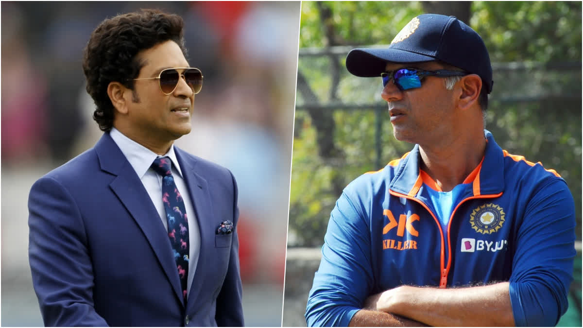 Sachin Tendulkar and Rahul Dravid