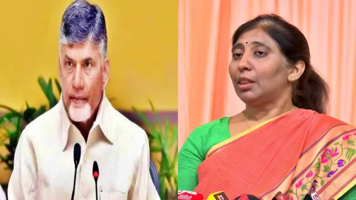 YS Sunitha Met AP CM Chandrababu Naidu