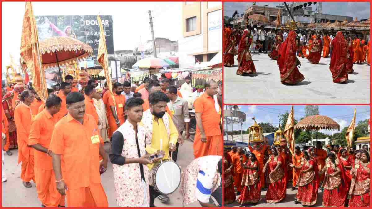 રાજકોટનો સંઘ વિશેષ વેશભૂષામાં અંબાજી પહોંચ્યો