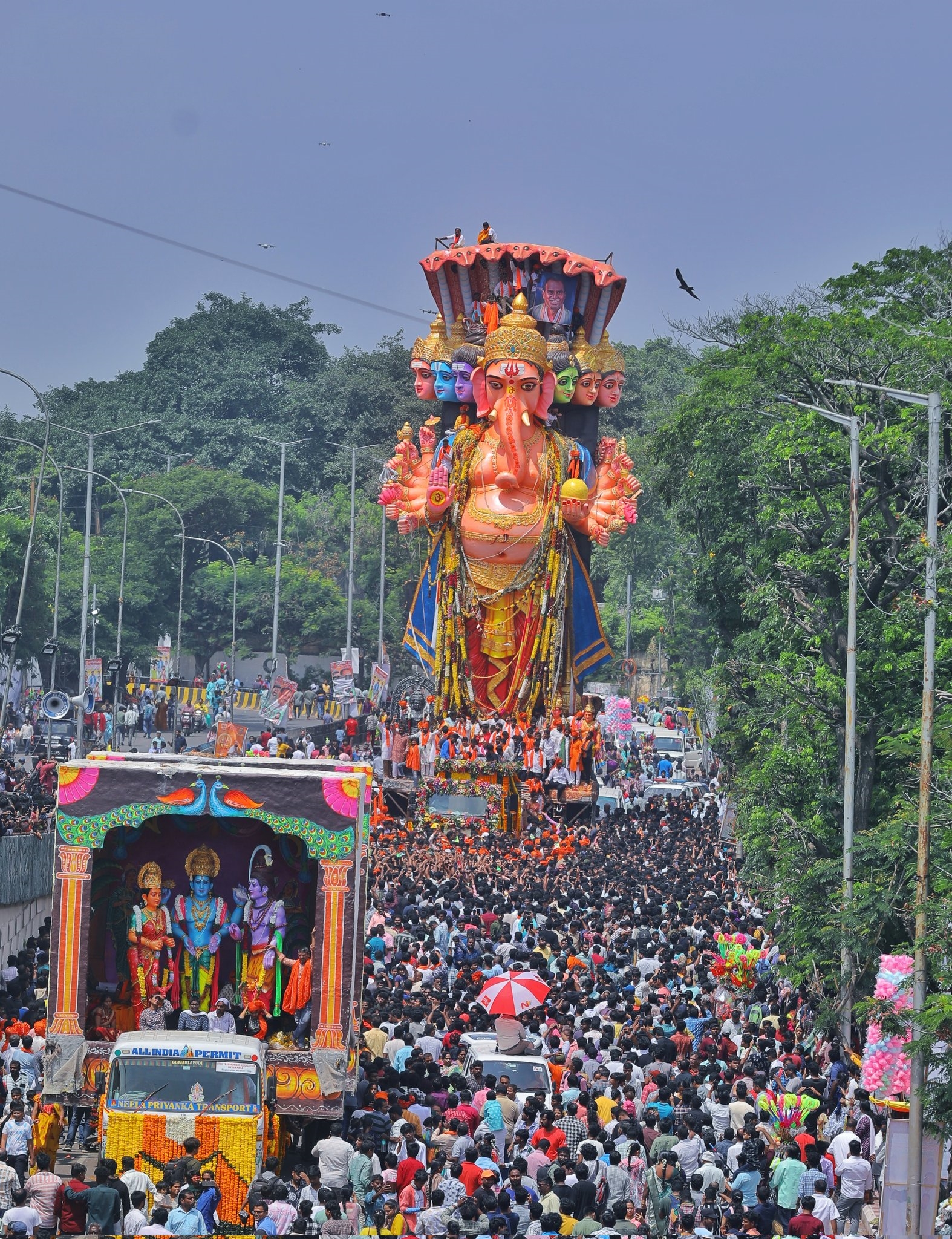 Ganesh Visarjan Mumbai to Hyderabad