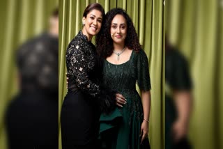 Pearle Maaney Nayanthara photos Pearle Maaney fangirl moment സൈമ അവാര്‍ഡ് നയൻതാര പേളി മാണി ഫോട്ടോ