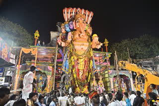 Donations for the 70-foot-tall Khairatabad Ganesh, which attracted a huge crowd over the weekend, have topped Rs 1 crore, and counting, Khairatabad Ganesh Utsav Committee organisers said.