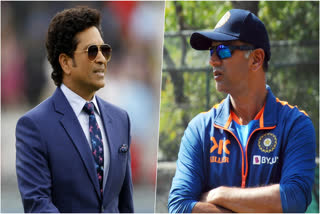 Sachin Tendulkar and Rahul Dravid