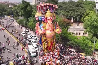 Khairatabad Ganesh Drone Visuals