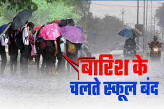 REWA HEAVY RAINFALL SCHOOLS CLOSED