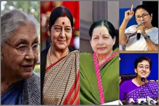 WOMEN CMS IN INDIA  WOMAN CM FOR DELHI  ഇന്ത്യയിലെ വനിത മുഖ്യമന്ത്രിമാര്‍  അതിഷി ഡല്‍ഹി മുഖ്യമന്ത്രി