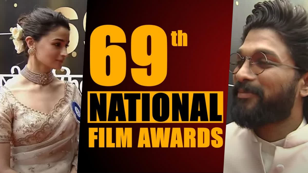 69th National Film Awards ceremony: Allu Arjun says 'Thaggedhe Le', Alia Bhatt 'missing' Sanjay Leela Bhansali on red carpet