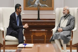 SUNDAR PICHAI THANKS PM MODI FOR TERRIFIC MEETING ON GOOGLES COMMITMENT TO INDIA