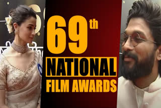 69th National Film Awards ceremony: Allu Arjun says 'Thaggedhe Le', Alia Bhatt 'missing' Sanjay Leela Bhansali on red carpet