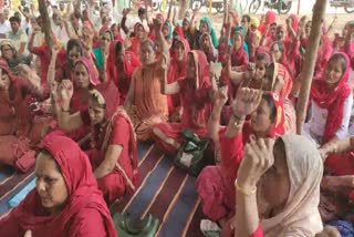 Haryana Asha Workers Protest