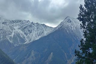 Snowfall on kinnaur chitkul