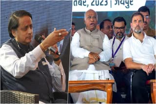 Etv Bharat Congress distances from Tharoor Kharge or Rahul as INDIA PM nominee for 2024 polls  Shashi Tharoor  Tharoor statement on PM candidate  INDIA alliance  Kharge or Rahul as INDIA PM nominee  ശശി തരൂരിനെ തള്ളി മറ്റ് നേതാക്കൾ  കോൺഗ്രസിന്‍റെ പ്രധാനമന്ത്രി സ്ഥാനാർഥി  Tharoors Statement on PM Nominee  2024 Lok Sabha Elections