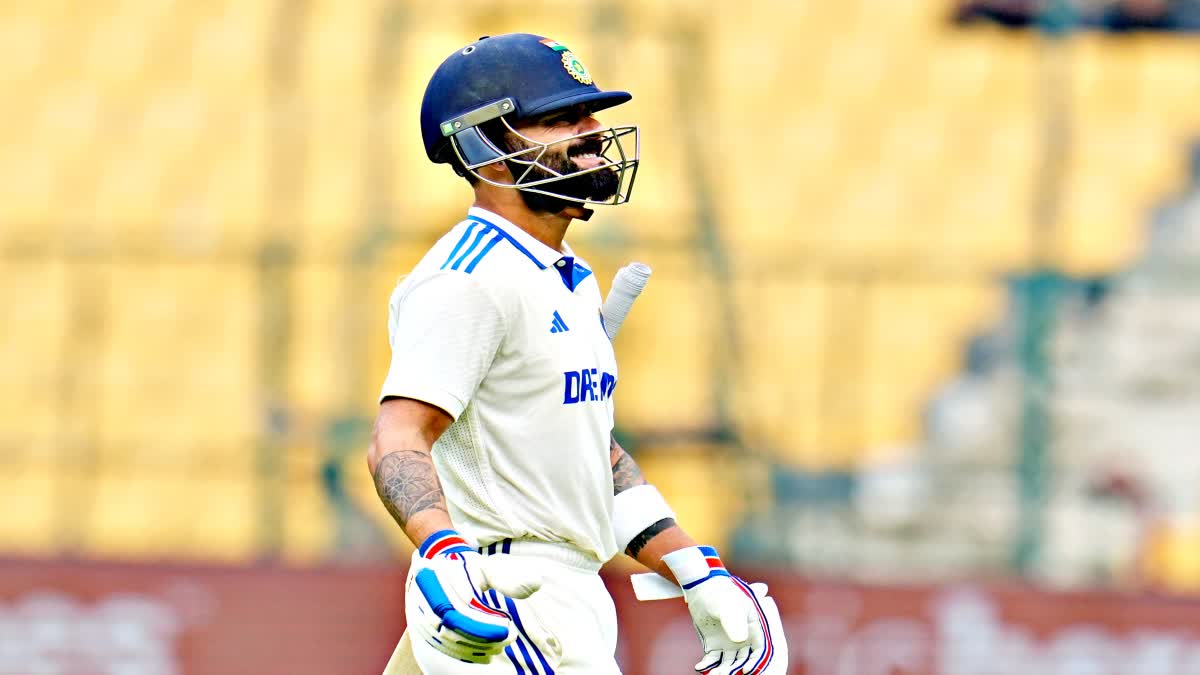 VIRAT KOHLI OUT FOR DUCK