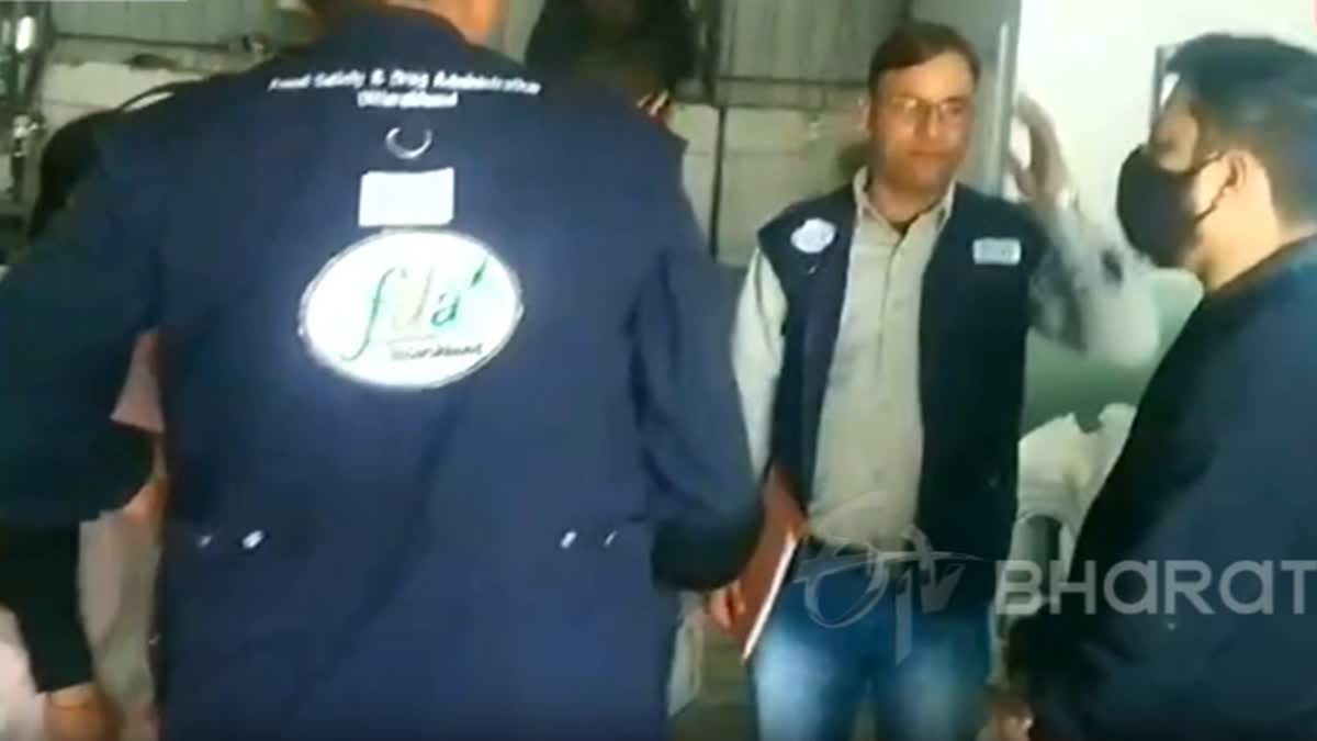 Food Safety Department officials during checking at a spice processing unit in Uttarakhand