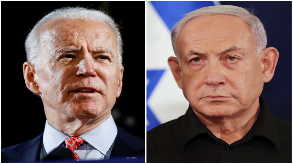 US President Joe Biden and Israel PM Benjamin Netanyahu