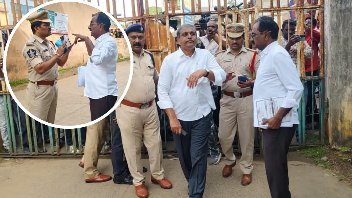 YSRCP Leader Sajjala Attend to Police Enquiry