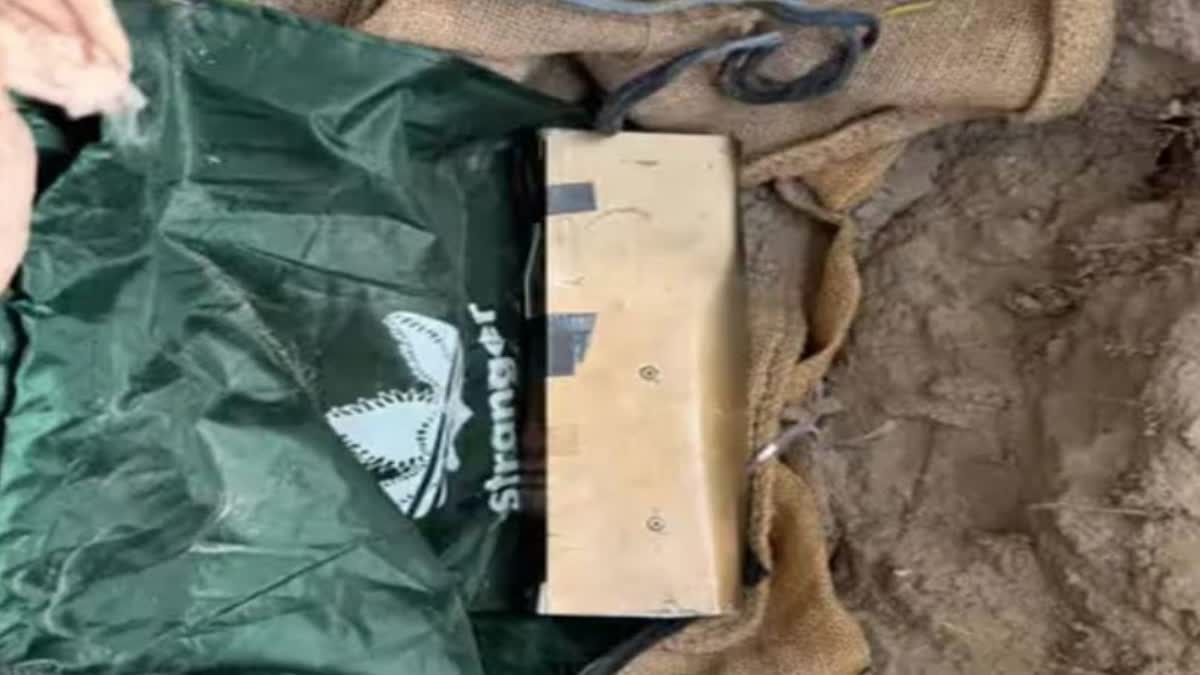 IED bomb sent by drone from Pakistan