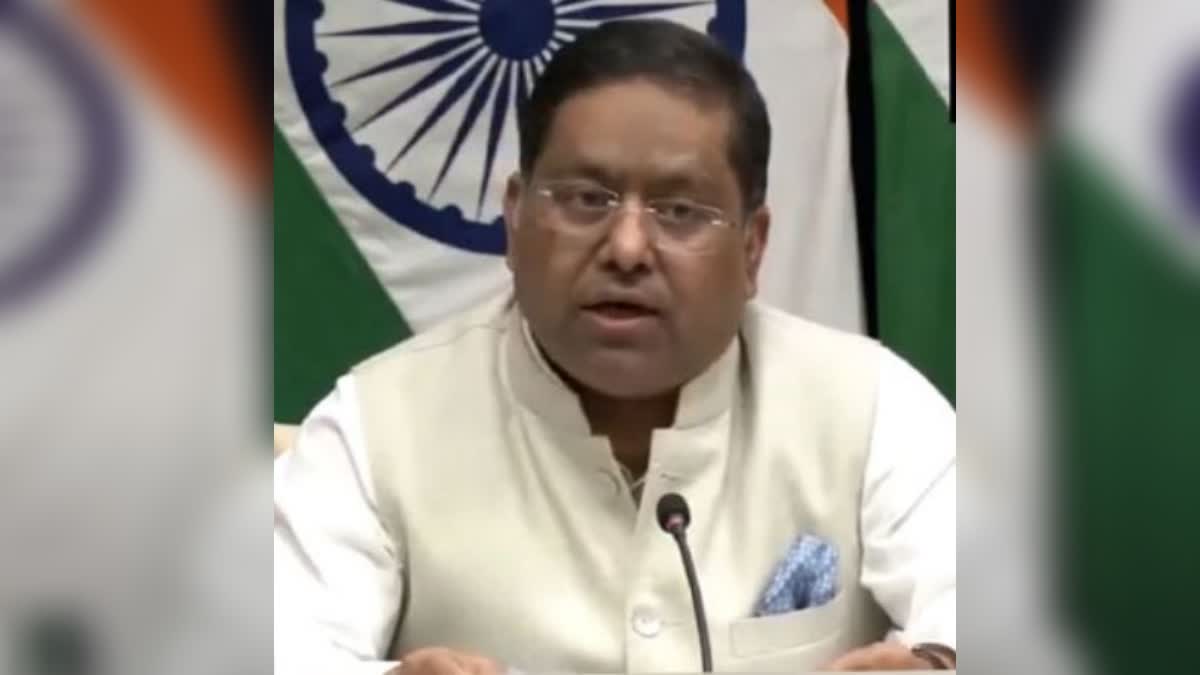 Foreign Ministry spokesperson Randhir Jaiswal