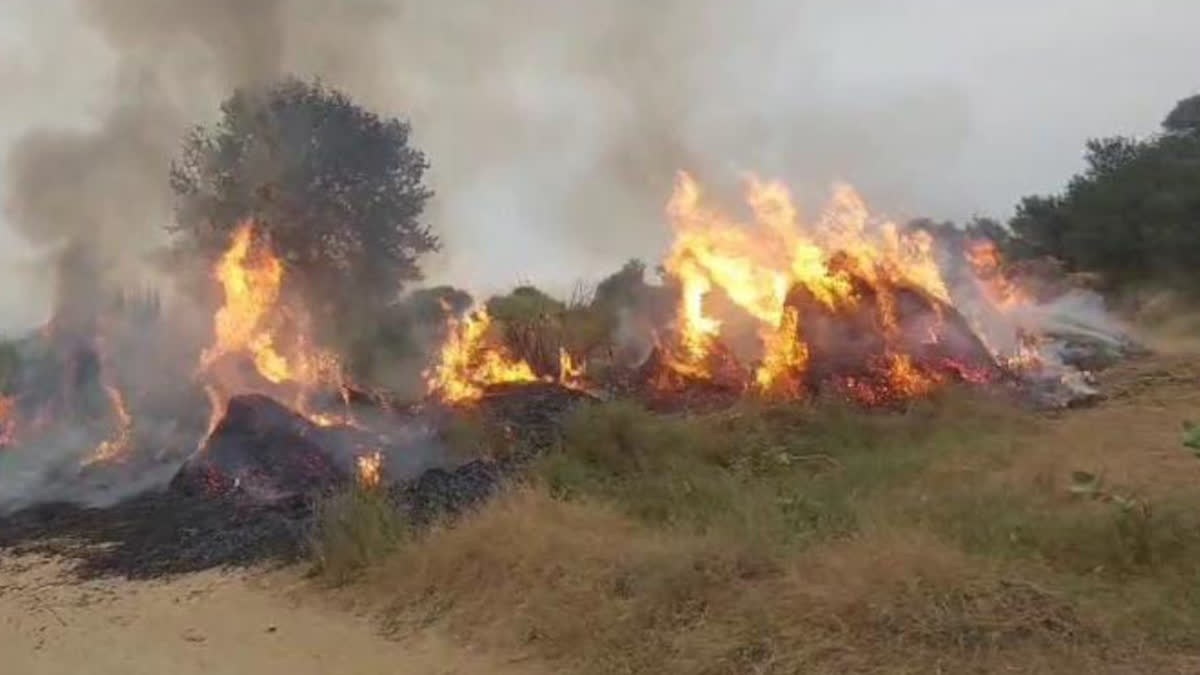 Fire break out in Khairtal