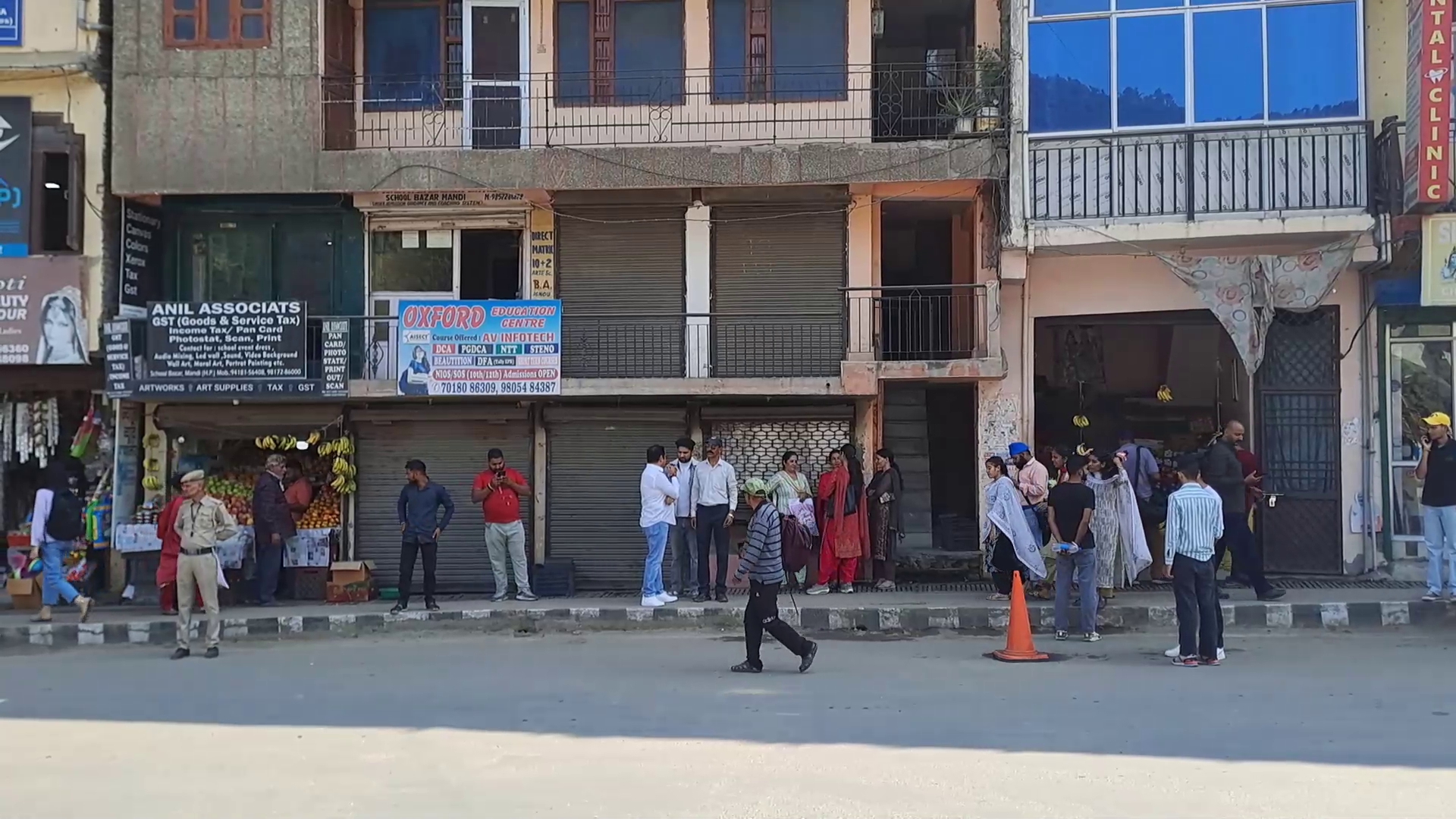 Old Skodi Chowk Bus Stop Closed in Mandi