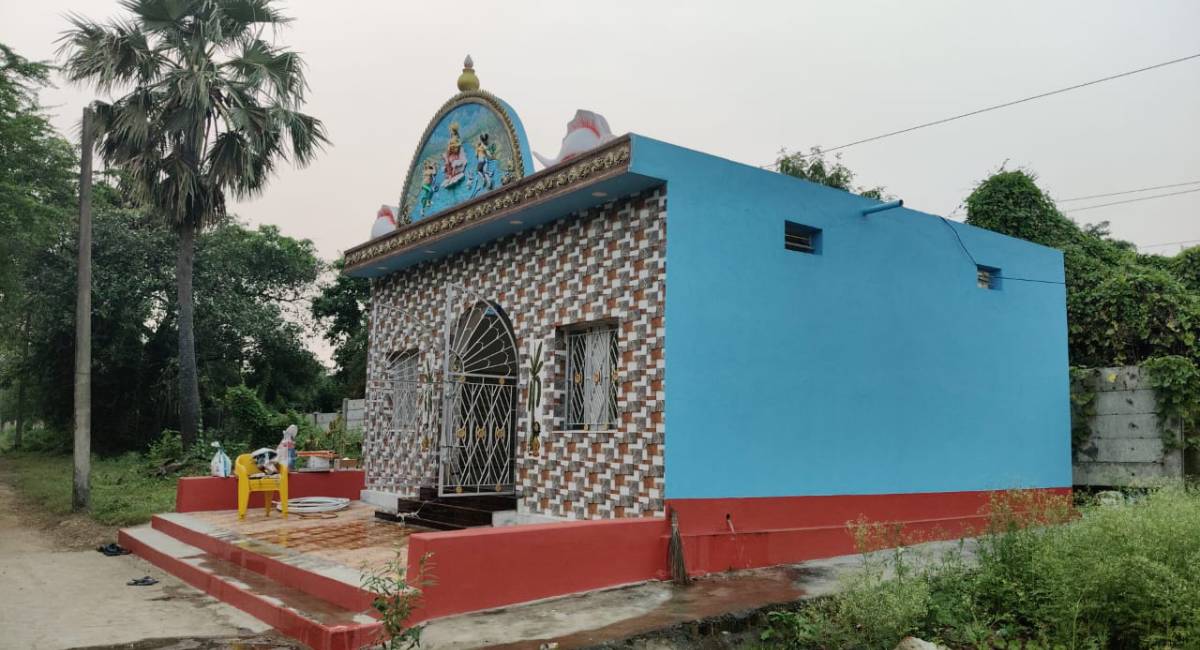 The temple of goddess Laxmi in Bengram village