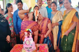 conjoined-twins-veena-vani-birthday-celebrations-in-mahabubabad-district