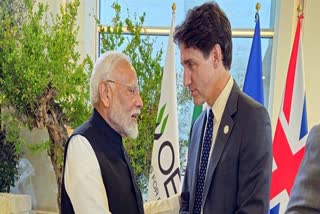 PM MODI AND Canadian Prime Minister Justin Trudeau