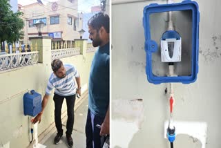 Water supply by smart meter reading