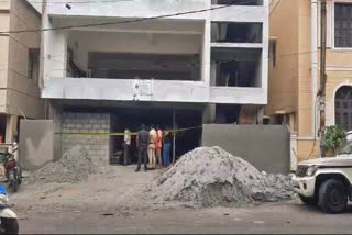 The underconstruction building in Bengaluru where the deaths took place during the intervening night of Oct 16 and 17, 2024.