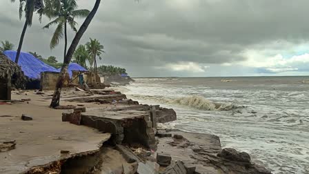 Waves Raising At Konaseema sea