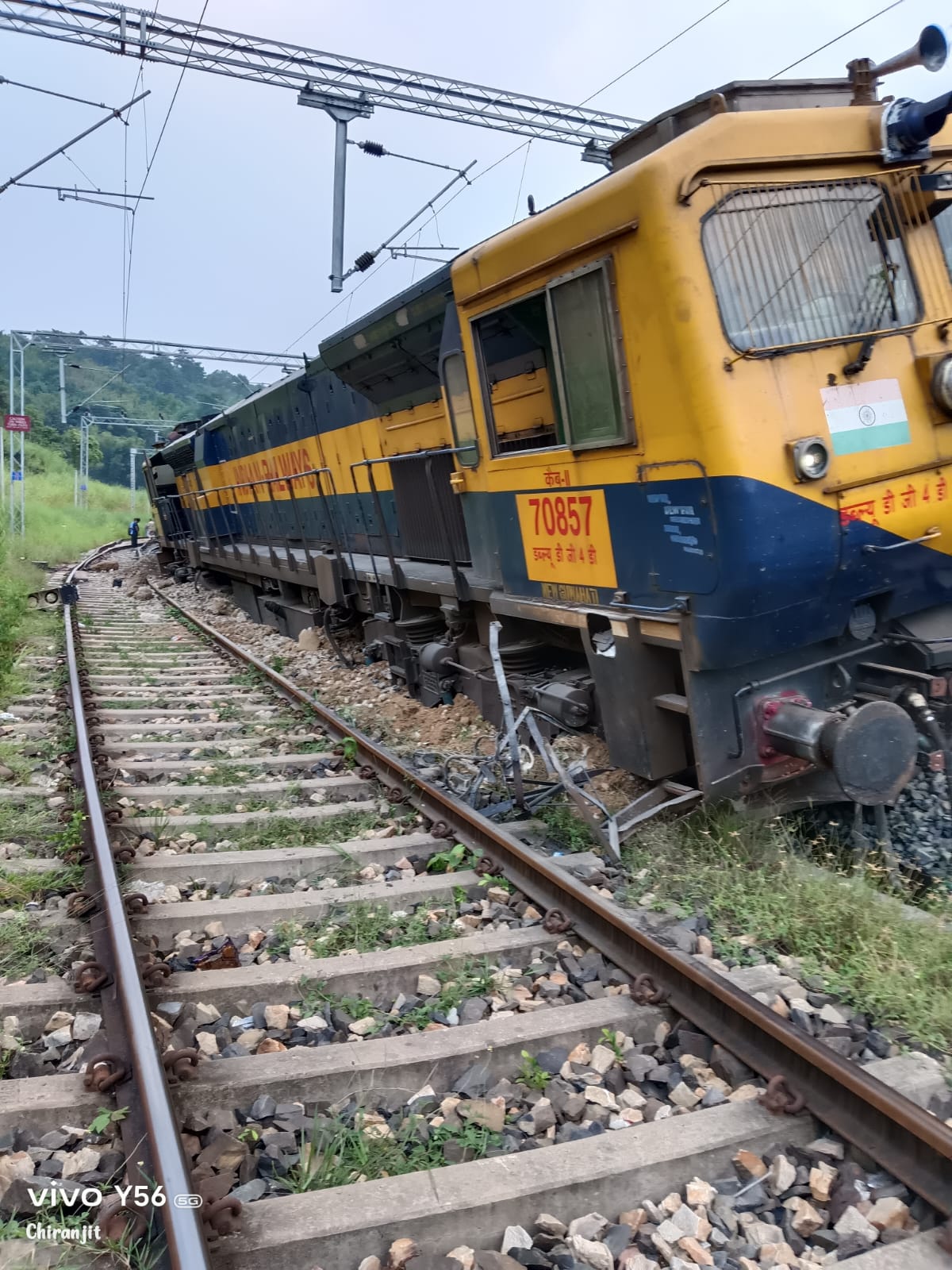 Agartala-Lokmanya Tilak Express crashes in Dima Hasao