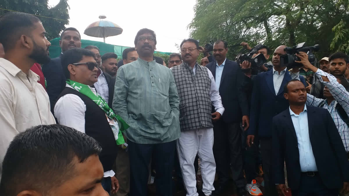 CM Hemant inspected Chhath Ghats