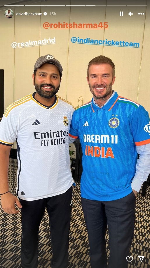 David Beckham at Mumbai