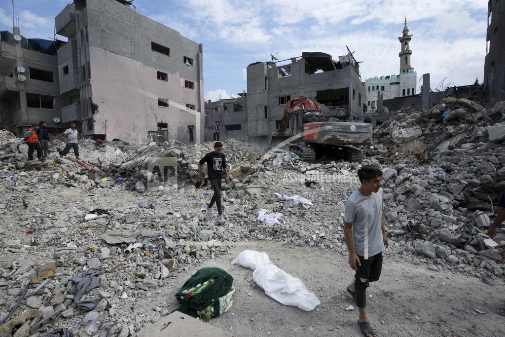 Thousands of bodies lie buried in rubble in Gaza