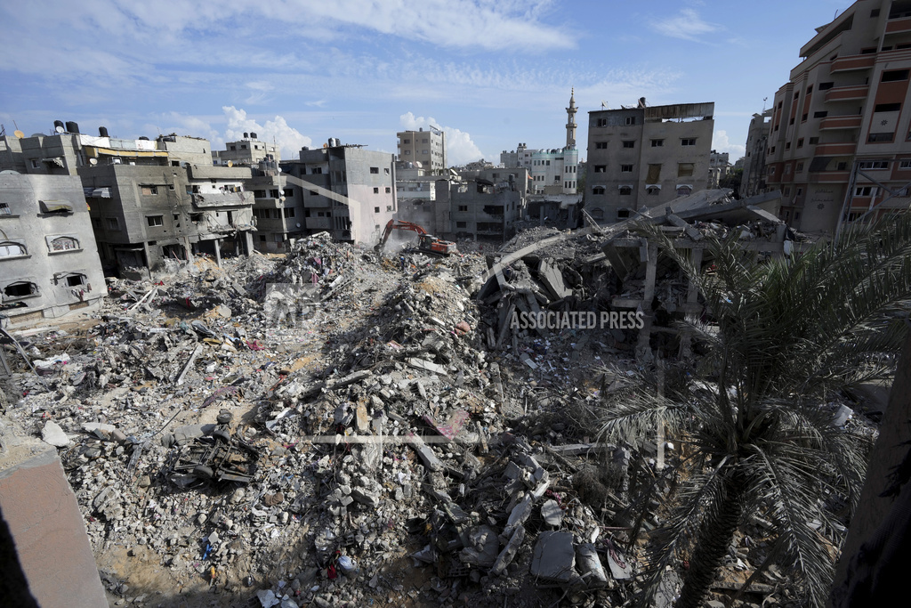 Thousands of bodies lie buried in rubble in Gaza