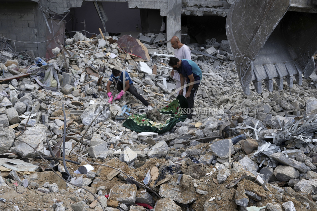 Thousands of bodies lie buried in rubble in Gaza