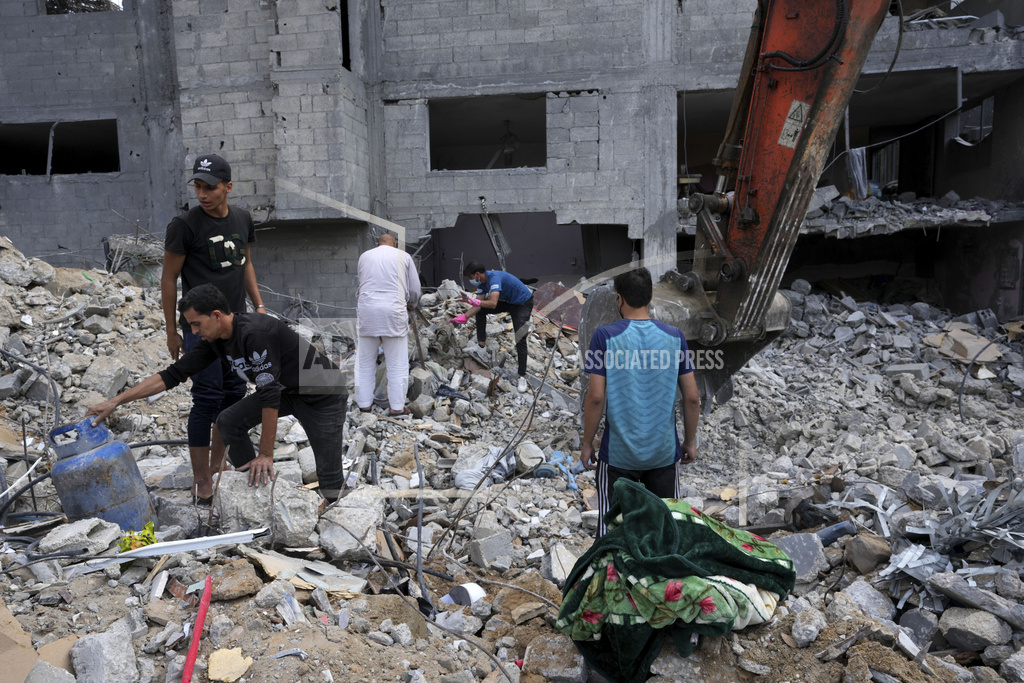 Thousands of bodies lie buried in rubble in Gaza