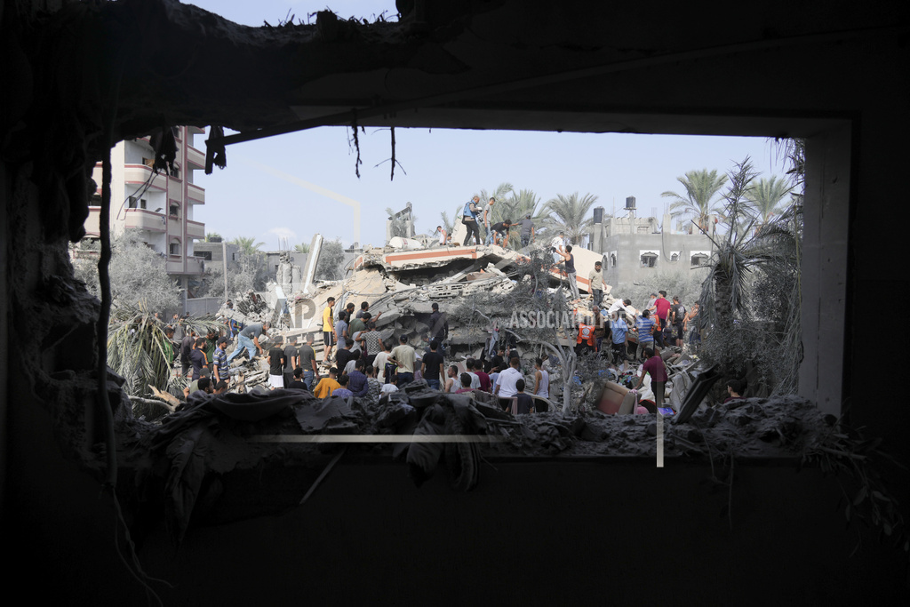 Thousands of bodies lie buried in rubble in Gaza