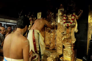 Sabarimala Temple Opens For mandala Pooja  Sabarimala  Sabarimala Temple Opened  വൃശ്ചിക പുലരി  ശബരിമല  മേൽശാന്തി പി എൻ മഹേഷ് നമ്പൂതിരി  മണ്ഡലകാലം  ശബരിമല നട തുറന്നു  madalakalam