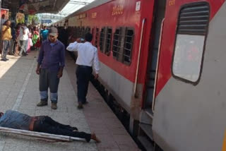 Youth found with fatal stab wound in Bikaner-Guwahati Express train toilet, dies later