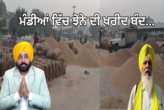 ਮੰਡੀਆਂ ਵਿੱਚ ਝੋਨੇ ਦੀ ਖਰੀਦ ਬੰਦ