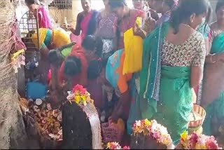 Nagula chavithi celebrations in hanumakonda
