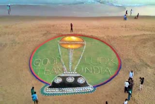 India vs Australia: Sand artist Sudarsan Patnaik wishes