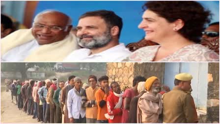 Rahul Priyanka and Kharge appeal for votes